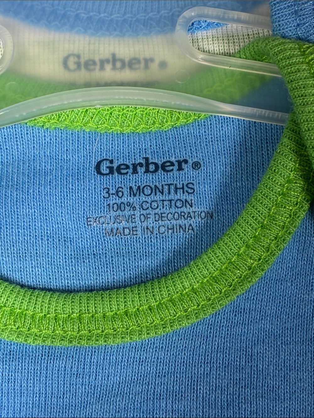 Gerber Blue and Green "Seriously Cute" Infant One-Piece Bodysuit Set - Picture 6 of 10
